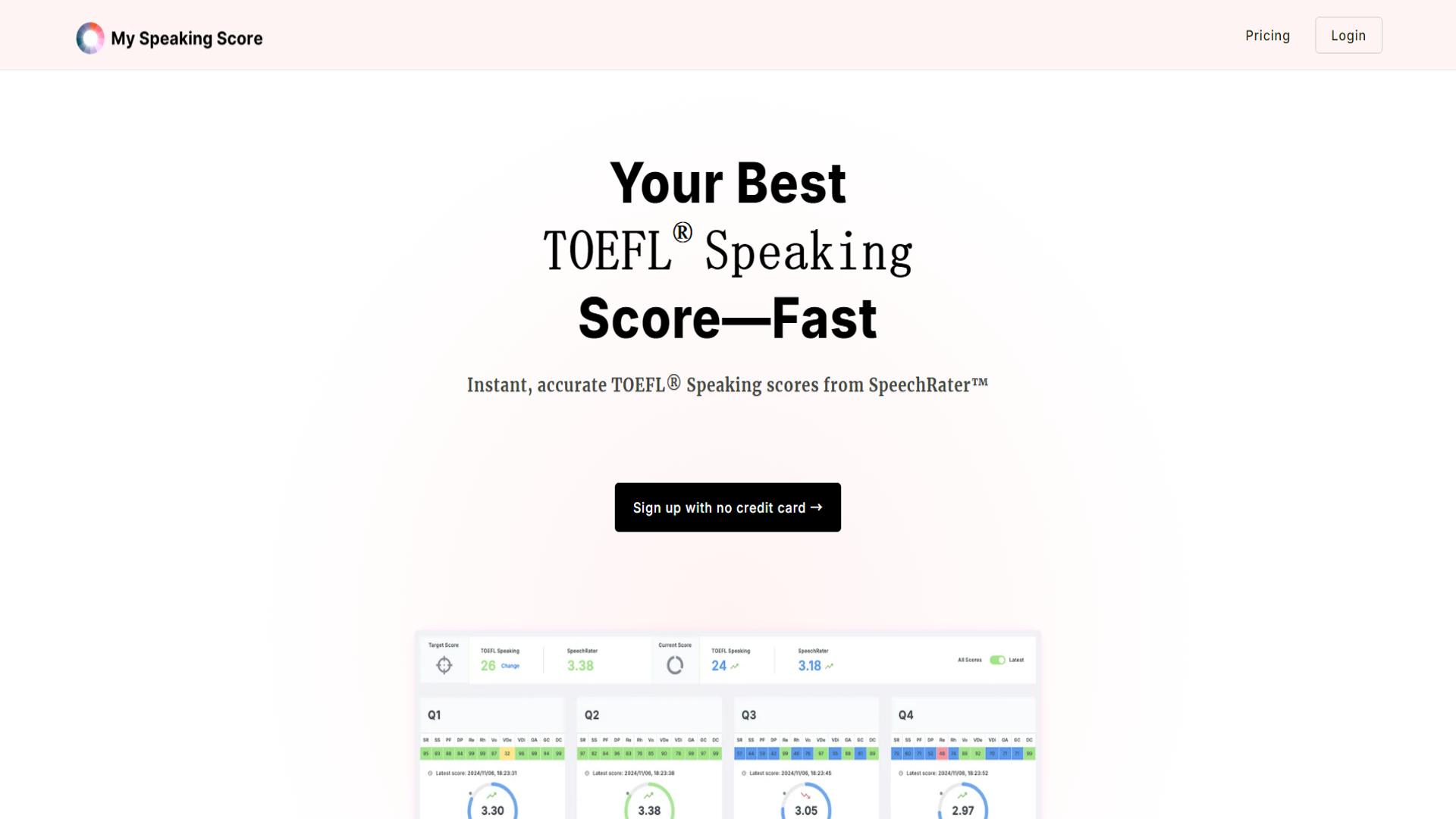 My Speaking Score
