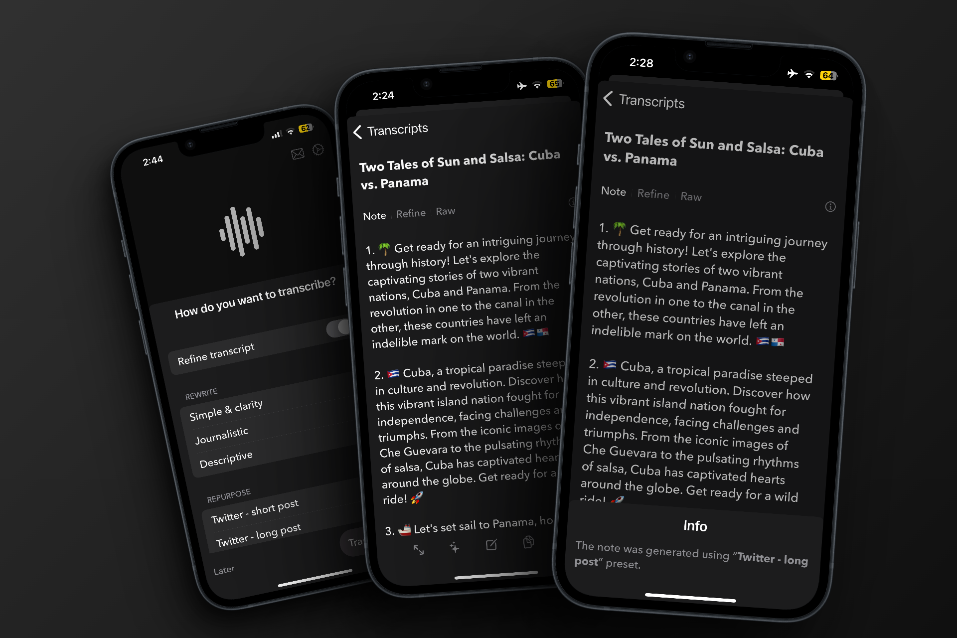 Audio writer
