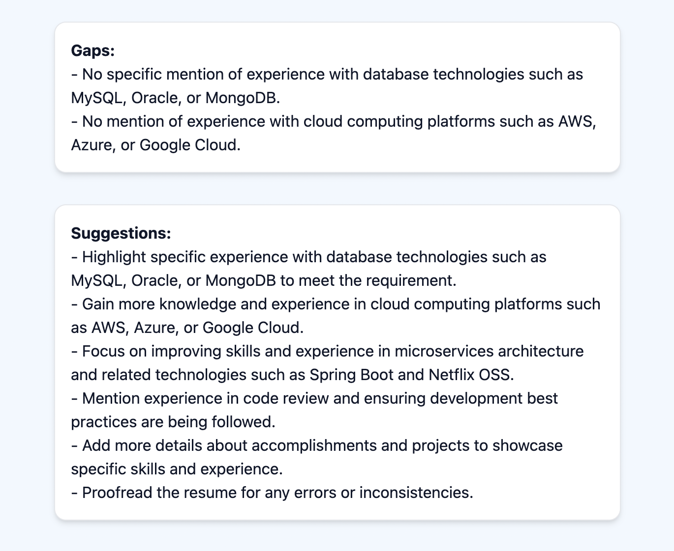Resume Reviewer