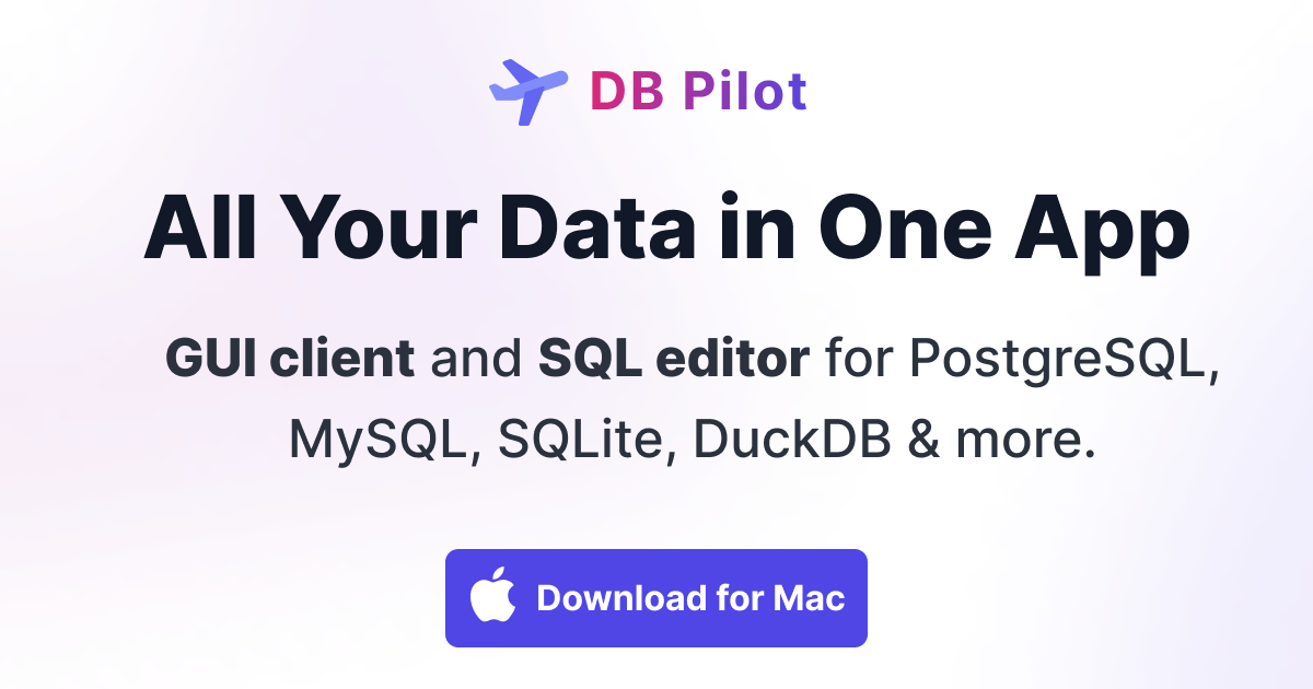 DB Pilot