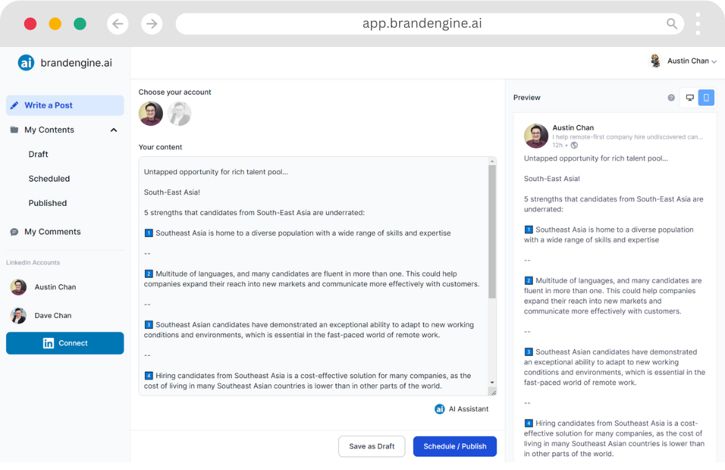 LinkedIn Comment AI - 快速生成高质量 LinkedIn 评论的 AI 工具