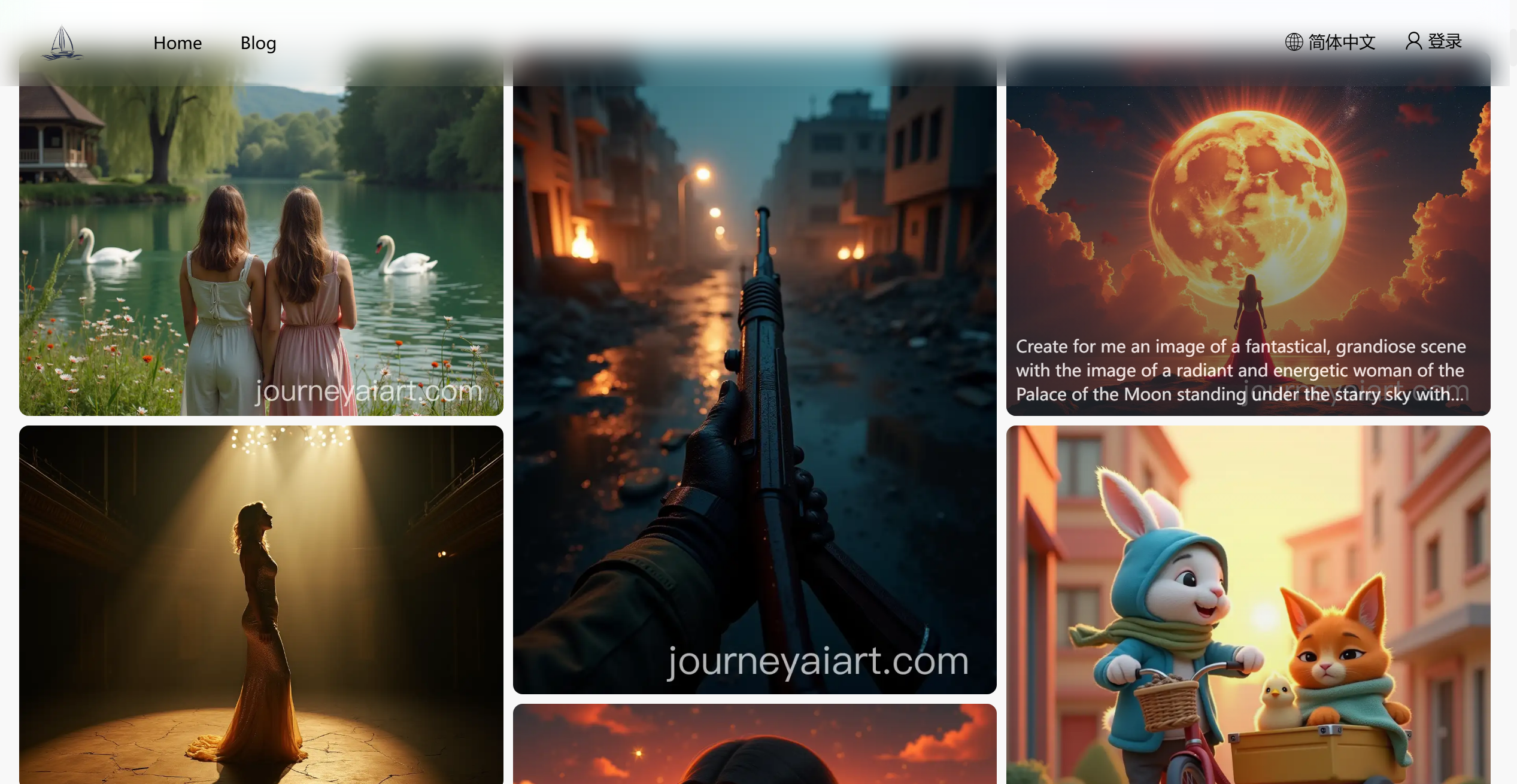 Journey AI 艺术生成器