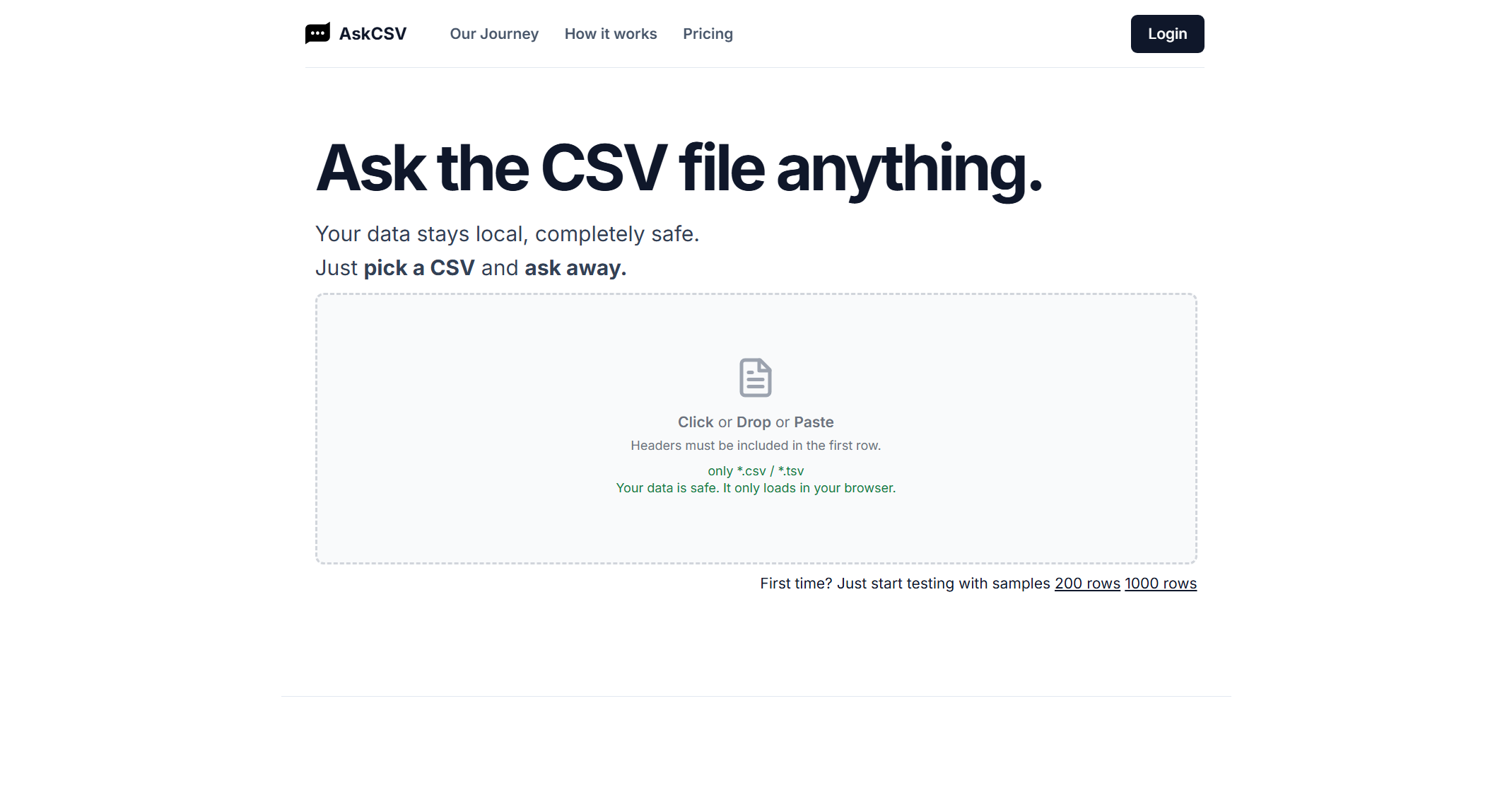 AskCSV