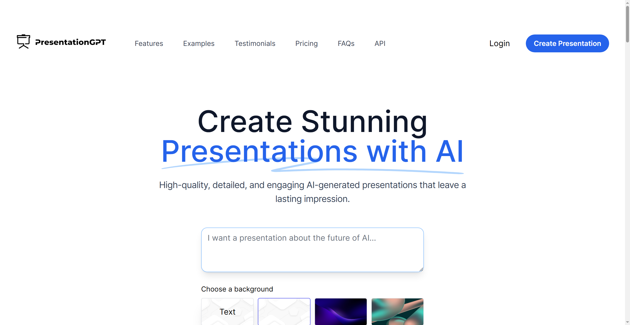 PresentationGPT