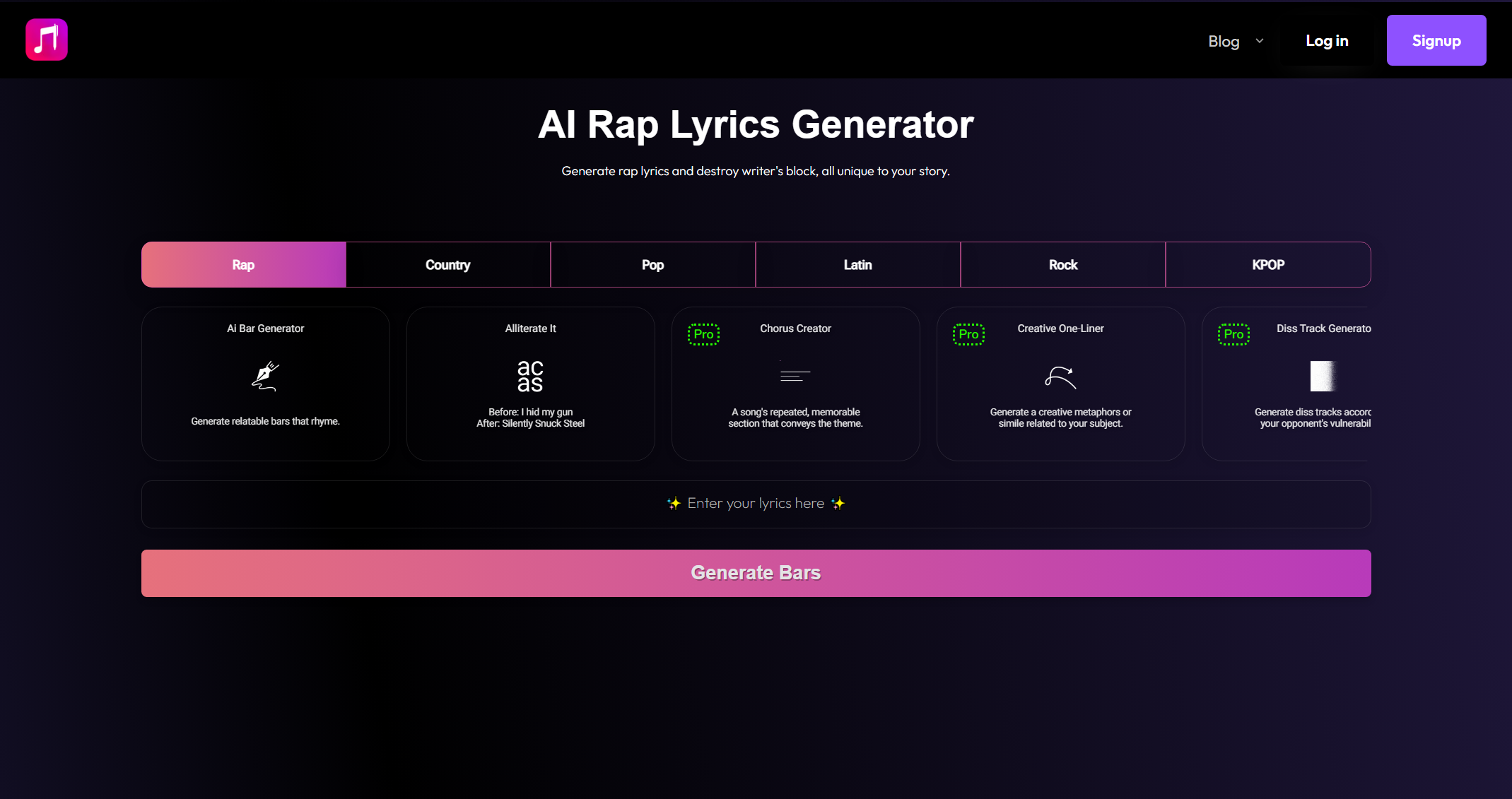 LyricGenerators
