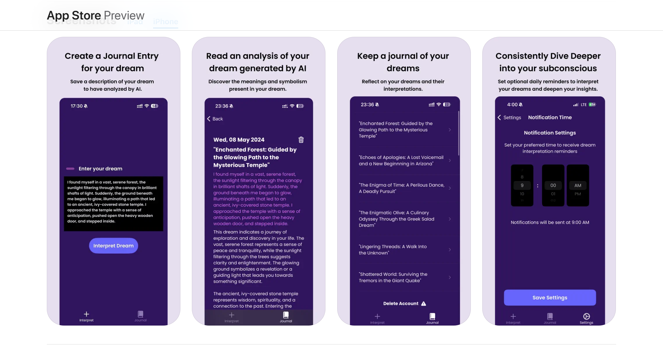 Dream Interpreter AI
