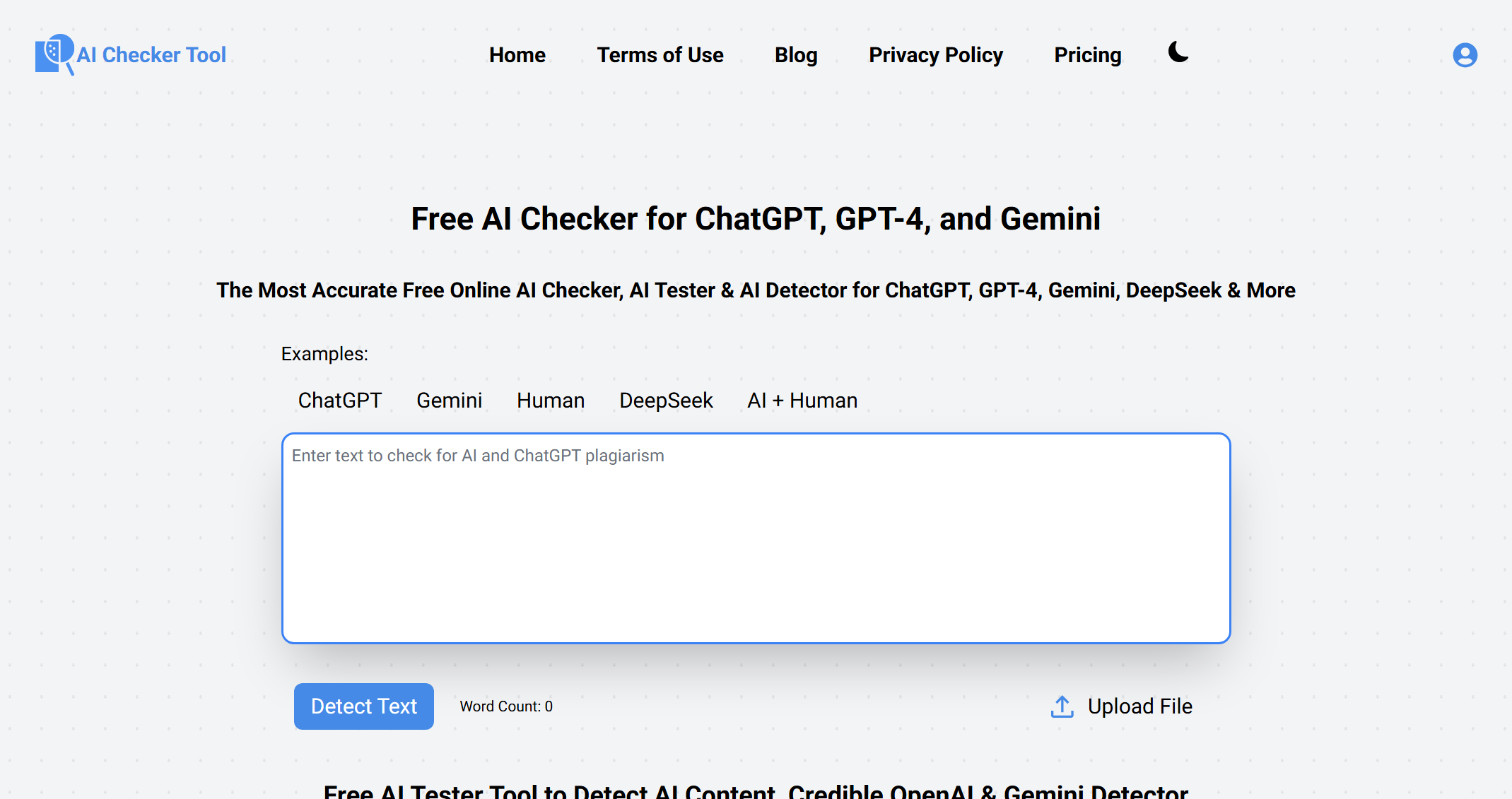 AI Checker Tool