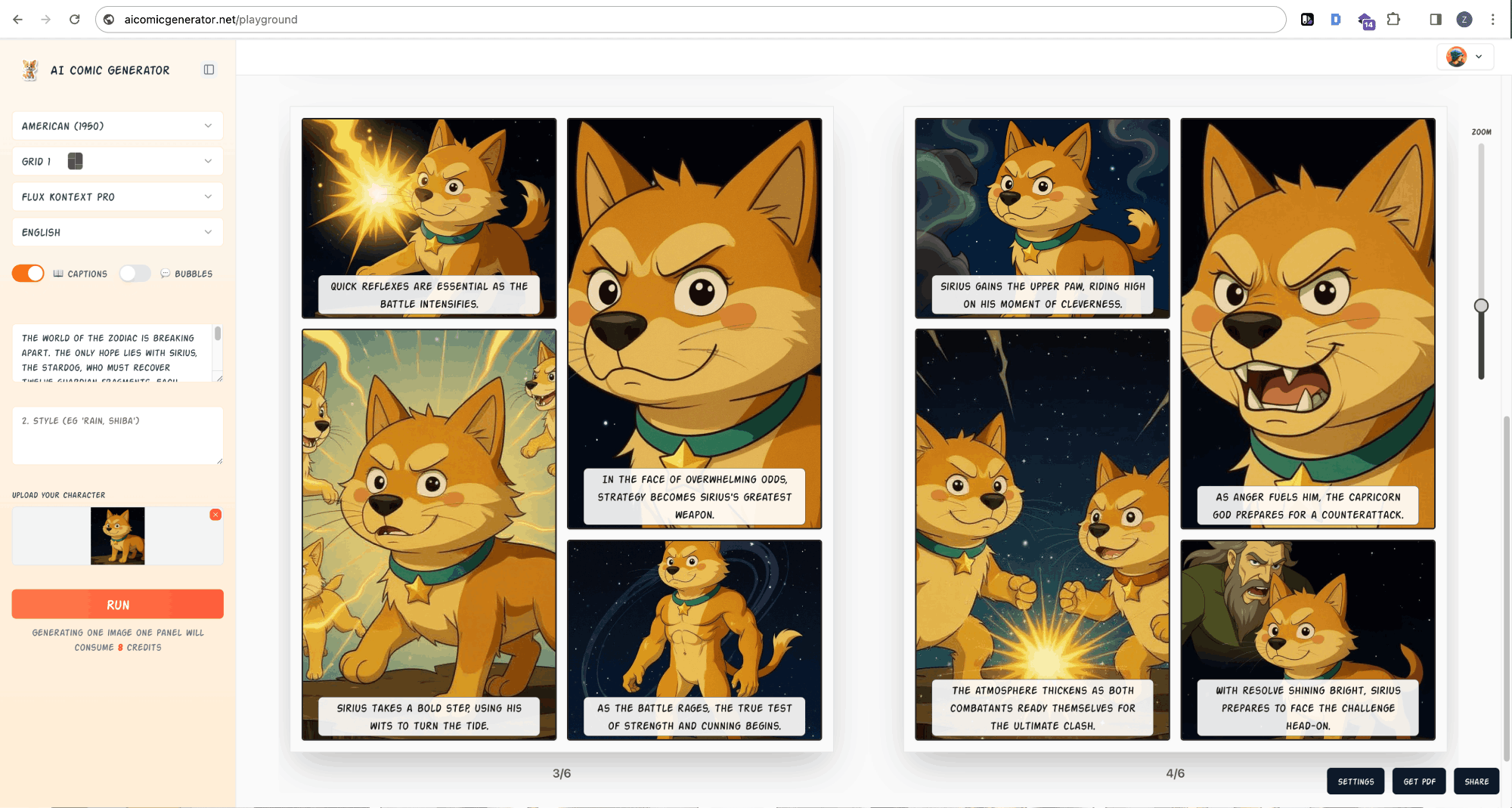 AI Comic Generator