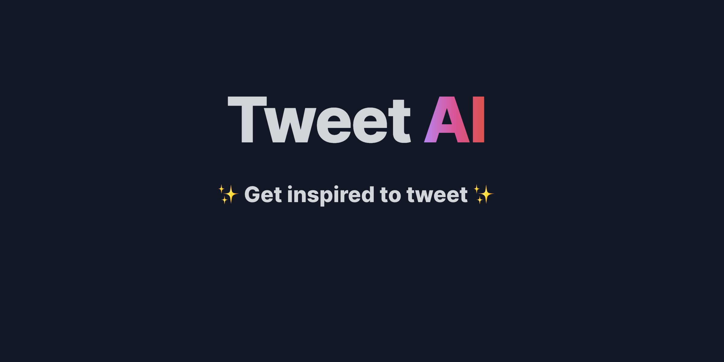 Tweet AI