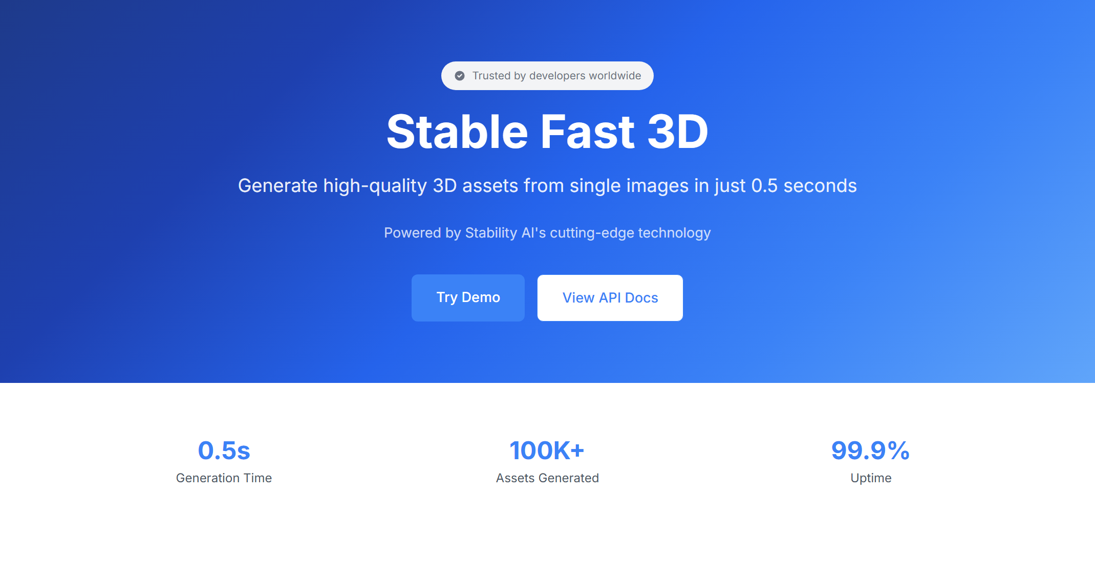Stable Fast 3D (SF3D)