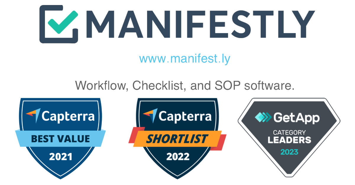Manifestly Checklists