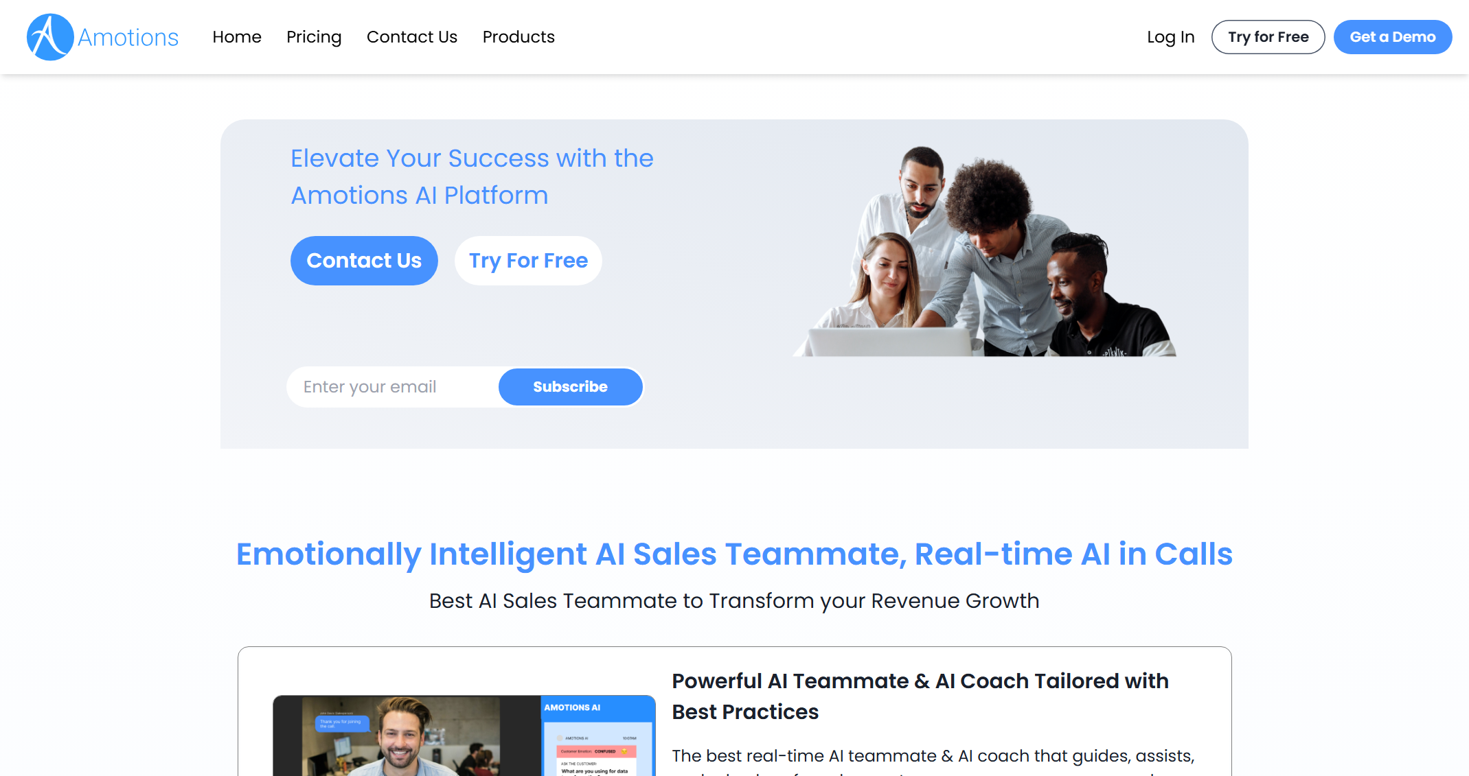 Amotions AI Platform