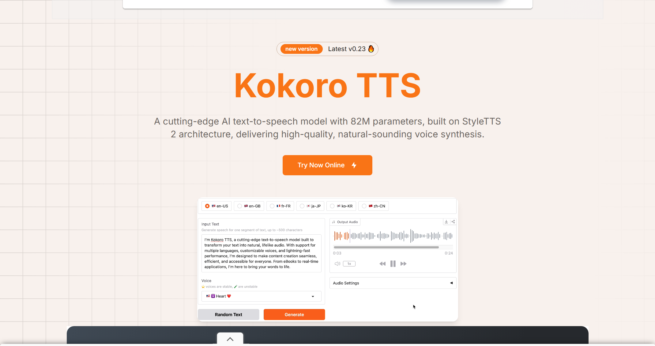 Kokoro TTS