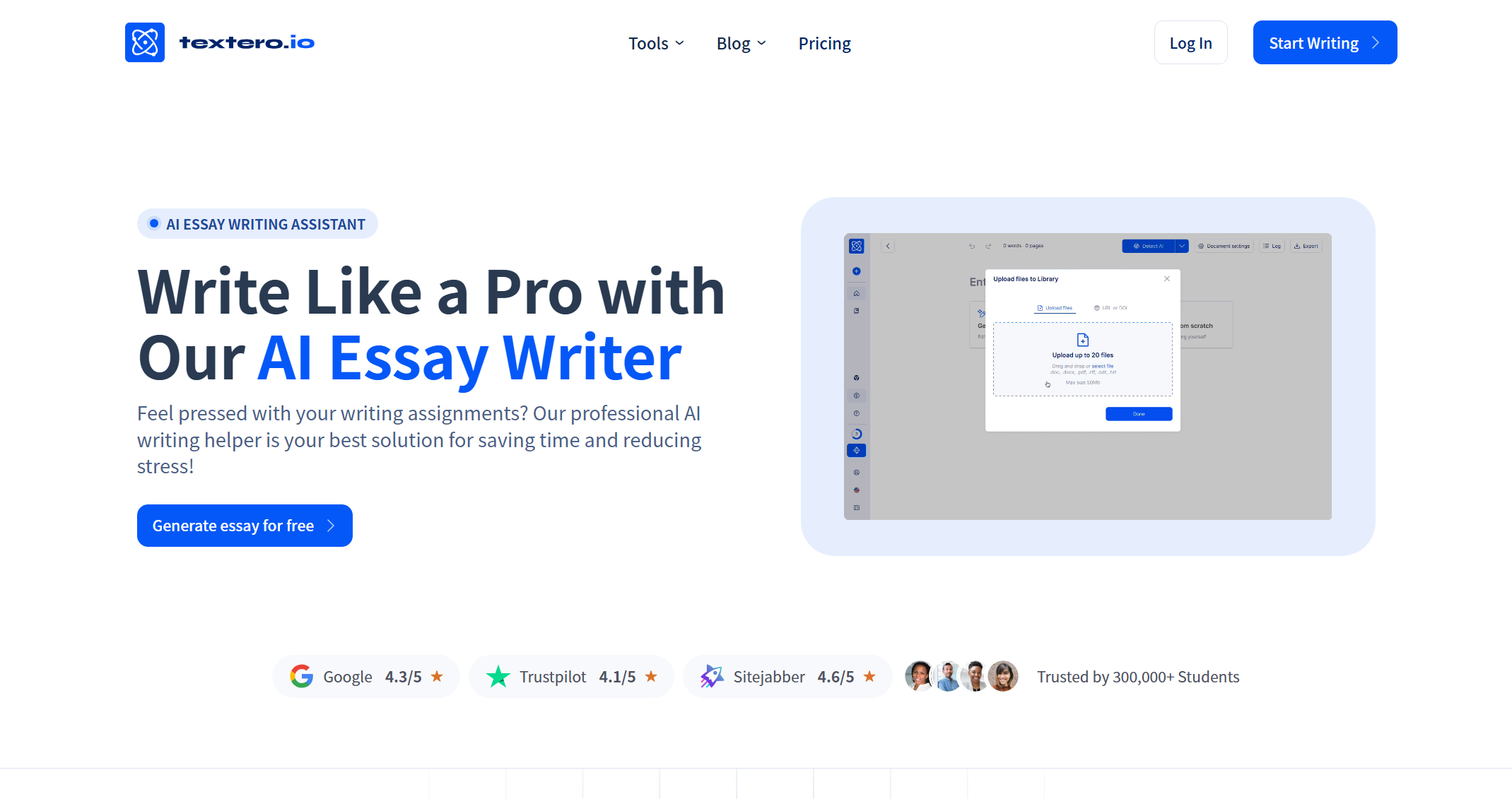 Textero AI Essay Writer